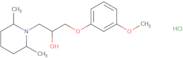 1-(2,6-Dimethylpiperidin-1-yl)-3-(3-methoxyphenoxy)propan-2-ol hydrochloride