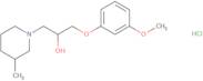 1-(3-Methoxyphenoxy)-3-(3-methylpiperidin-1-yl)propan-2-ol hydrochloride