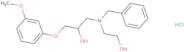 1-[Benzyl(2-hydroxyethyl)amino]-3-(3-methoxyphenoxy)propan-2-ol hydrochloride