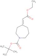 (E)-tert-Butyl 4-(2-ethoxy-2-oxoethylidene)azepane-1-carboxylate