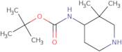 tert-Butyl N-[(4R)-3,3-dimethylpiperidin-4-yl]carbamate