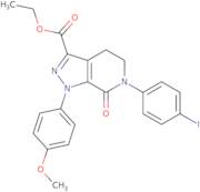 Ethyl 6-(4-iodophenyl)-1-(4-methoxyphenyl)-7-oxo-4,5,6,7-tetrahydro-1H-pyrazolo[3,4-c]pyridine-3-c…