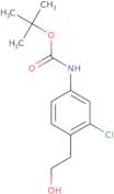 tert-Butyl N-[3-chloro-4-(2-hydroxyethyl)phenyl]carbamate
