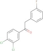 1-(3,4-Dichlorophenyl)-2-(3-fluorophenyl)ethan-1-one