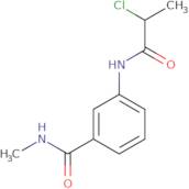 3-(2-Chloropropanamido)-N-methylbenzamide