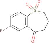 7-​Bromo-​3,​4-​dihydro-​1-​benzothiepin-​5(2H)​-​one 1,​1-​dioxide