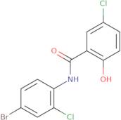 N-(4-Bromo-2-chlorophenyl)-5-chloro-2-hydroxybenzamide