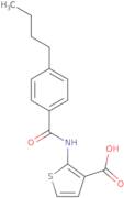 2-(4-Butylbenzamido)thiophene-3-carboxylic acid