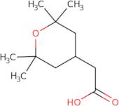 2-(2,2,6,6-Tetramethyloxan-4-yl)acetic acid