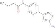 N-[4-(2-Amino-1,3-thiazol-4-yl)phenyl]butanamide