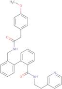 2'-((2-(4-Methoxyphenyl)acetamido)methyl)-N-(2-(pyridin-3-yl)ethyl)-[1,1'-biphenyl]-2-carboxamide