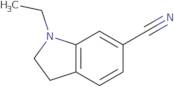 1-Ethyl-2,3-dihydro-1H-indole-6-carbonitrile