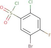 5-Bromo-2-chloro-4-fluorobenzene-1-sulfonyl chloride