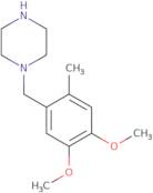 1-[(4,5-Dimethoxy-2-methylphenyl)methyl]piperazine