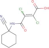 2,3-Dichloro-3-(1-cyano-cyclohexylcarbamoyl)-acrylic acid