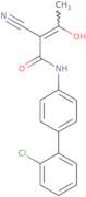 (2Z)-N-{2'-Chloro-[1,1'-biphenyl]-4-yl}-2-cyano-3-hydroxybut-2-enamide