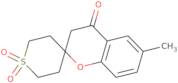 6-Methyl-3,4-dihydrospiro[1-benzopyran-2,4'-[1λ6]thiane]-1',1',4-trione