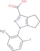 1-(2-Fluoro-6-methylphenyl)-1H,4H,5H,6H-cyclopenta[C]pyrazole-3-carboxylic acid