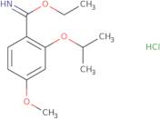 Ethyl 2-isopropoxy-4-methoxybenzimidate hydrochloride