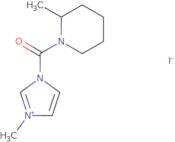 3-Methyl-1-(2-methylpiperidine-1-carbonyl)-1H-imidazol-3-ium iodide
