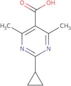 2-Cyclopropyl-4,6-dimethylpyrimidine-5-carboxylic acid