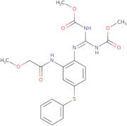 Trideuteriomethyl N-[N'-[2-[(2-methoxyacetyl)amino]-4-phenylsulfanylphenyl]-N-(trideuteriomethoxyc…