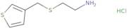 2-[(Thiophen-3-ylmethyl)sulfanyl]ethan-1-amine hydrochloride