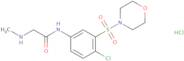 N-[4-Chloro-3-(morpholine-4-sulfonyl)phenyl]-2-(methylamino)acetamide hydrochloride