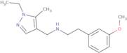[(1-Ethyl-5-methyl-1H-pyrazol-4-yl)methyl][2-(3-methoxyphenyl)ethyl]amine