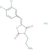 (5Z)-3-(2-Aminoethyl)-5-(3,4-dichlorobenzylidene)-1,3-thiazolidine-2,4-dione hydrochloride