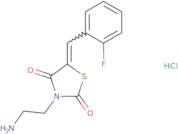 3-(2-Aminoethyl)-5-[(2-fluorophenyl)methylidene]-1,3-thiazolidine-2,4-dione hydrochloride