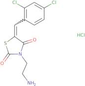 3-(2-Aminoethyl)-5-[(2,4-dichlorophenyl)methylidene]-1,3-thiazolidine-2,4-dione hydrochloride