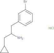 1-(3-Bromophenyl)-3-cyclopropylpropan-2-amine hydrochloride