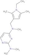 4-N-[(1-Ethyl-2,5-dimethyl-1H-pyrrol-3-yl)methyl]-2-N,2-N,4-N-trimethylpyrimidine-2,4-diamine