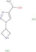 1-[1-(Azetidin-3-yl)-1H-1,2,3-triazol-4-yl]ethan-1-ol dihydrochloride