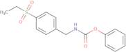 Phenyl 4-(ethylsulfonyl)benzylcarbamate