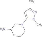 1-(1,3-Dimethyl-1H-pyrazol-5-yl)piperidin-3-amine