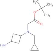 tert-Butyl 2-[(3-aminocyclobutyl)(cyclopropylmethyl)amino]acetate