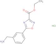 Ethyl 5-[3-(aminomethyl)phenyl]-1,2,4-oxadiazole-3-carboxylate hydrochloride