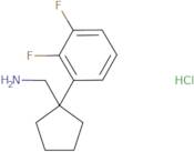 [1-(2,3-Difluorophenyl)cyclopentyl]methanamine hydrochloride