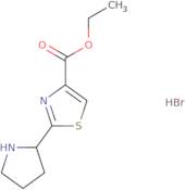 Ethyl 2-(pyrrolidin-2-yl)-1,3-thiazole-4-carboxylate hydrobromide