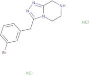 3-[(3-Bromophenyl)methyl]-5H,6H,7H,8H-[1,2,4]triazolo[4,3-a]pyrazine dihydrochloride