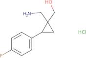 [1-(Aminomethyl)-2-(4-fluorophenyl)cyclopropyl]methanol hydrochloride