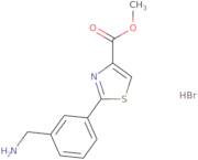 Methyl 2-[3-(aminomethyl)phenyl]-1,3-thiazole-4-carboxylate hydrobromide