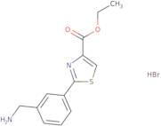 Ethyl 2-[3-(aminomethyl)phenyl]-1,3-thiazole-4-carboxylate hydrobromide