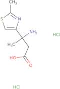 3-Amino-3-(2-methyl-1,3-thiazol-4-yl)butanoic acid dihydrochloride