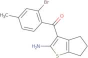 3-(2-Bromo-4-methylbenzoyl)-4H,5H,6H-cyclopenta[b]thiophen-2-amine