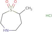 7-Methyl-1,4-thiazepane-1,1-dione hydrochloride