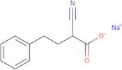 Sodium 2-cyano-4-phenylbutanoate