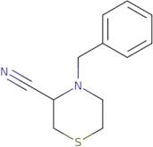 4-Benzylthiomorpholine-3-carbonitrile